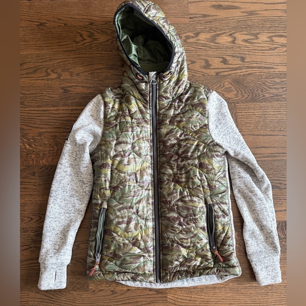 Superdry Men’s Storm Zip Hoodie Jacket Size Small